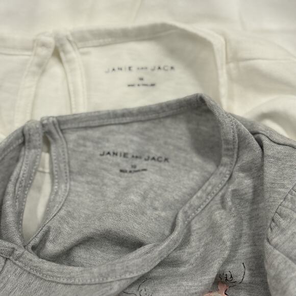 Janie & Jack Ballerina Long Sleeve Shirt Bundle / Lot of 2 Girls Size 10 NEW - Picture 9 of 14